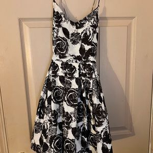 Floral print dress
